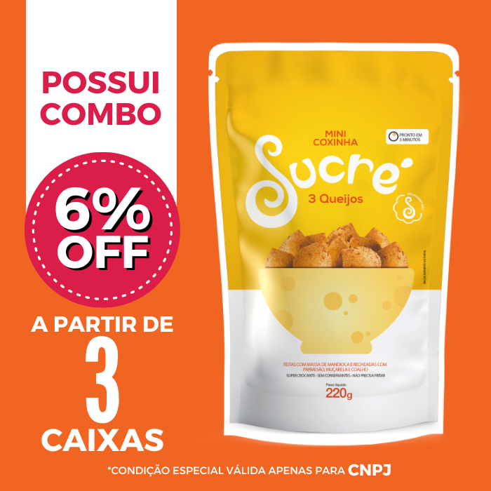 Coxinha de Queijo 220g - Sucré